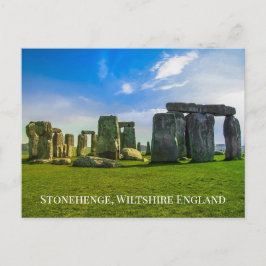 Ditt textstonehenge England Ancient Monument Site Vykort