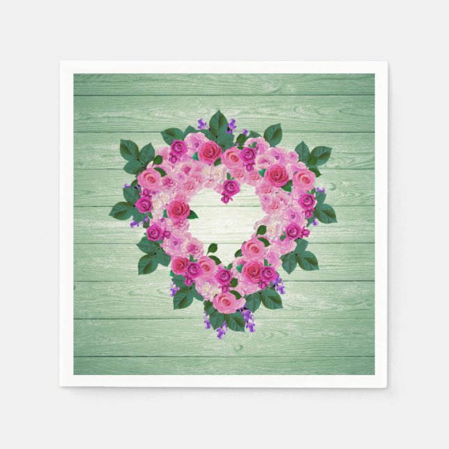 Ditt vackra hjärta pappersservett (Framsidan)