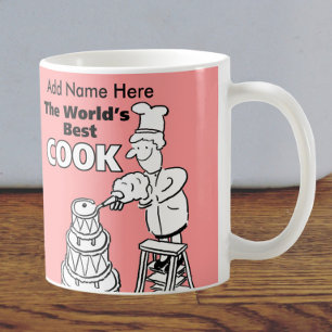 Ditt val av Namn - Världens bästa kook Kaffemugg