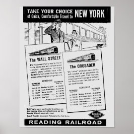 Ditt val av Tåg till New York Poster