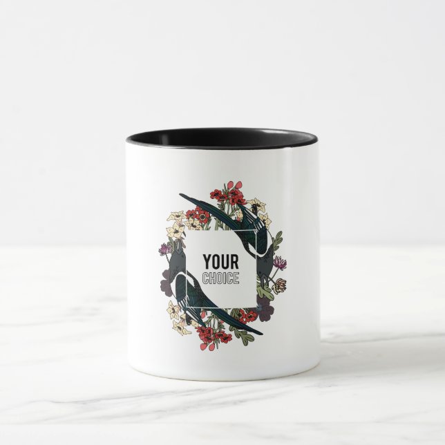 ditt val en fantastisk design mugg (Center)