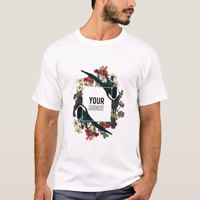 ditt val en fantastisk design t shirt (Framsida)