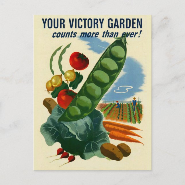 Ditt Victory Garden-vykort Vykort (Framsida)