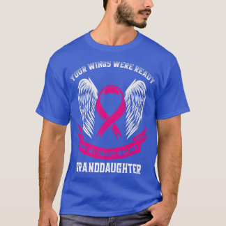 Ditt Vingar var Redo Breast Cancer Awareness Gran T Shirt