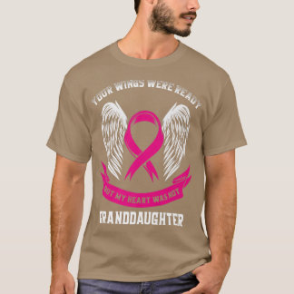 Ditt Vingar var Redo Breast Cancer Awareness Gran T Shirt