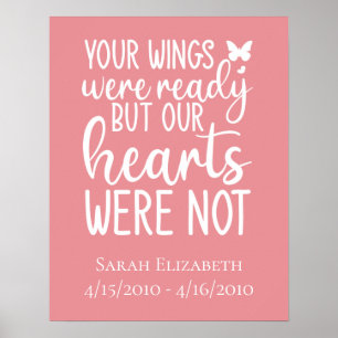 Ditt Vingar var Redo, men våra hjärtan var inte på Poster