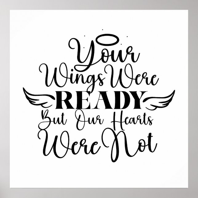 Ditt Vingar var Redo Poster (Framsidan)