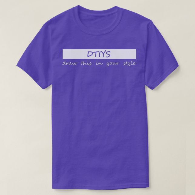 Ditys rita den här i stil t shirt (Design framsida)