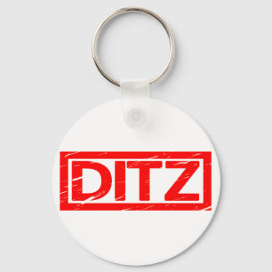 Ditz Frimärke Nyckelring