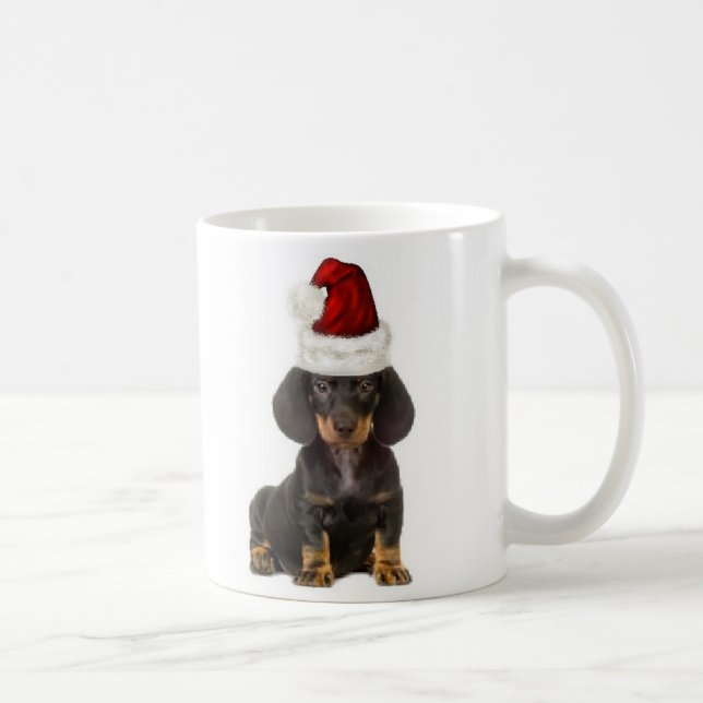 Ditzy Dogs~Original Mug~Dachshund~Christmas Kaffemugg (Höger)