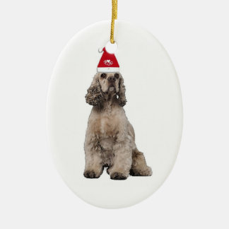 Ditzy Dogs~Original Ornament~Cocker Spaniel Julgransprydnad Keramik