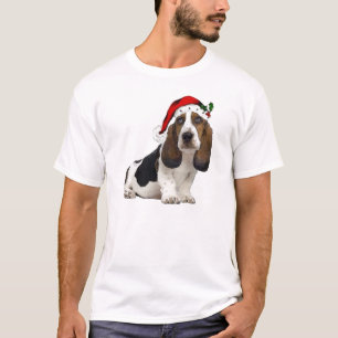 Ditzy Dogs~Original Tee~Bassett Hound~Christmas Tröja