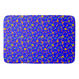 Ditzy Flowers in Night Skies Badrumsmatta