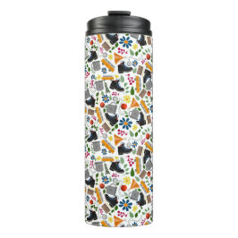 Ditzy Whimsical Hiking Mönster | Folk Art utomhus