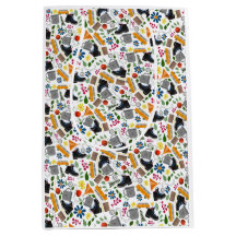 Ditzy Whimsical Hiking Mönster | Folk Art utomhus