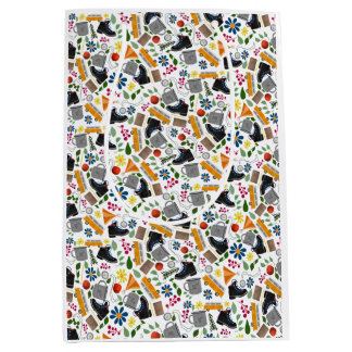 Ditzy Whimsical Hiking Mönster | Folk Art utomhus