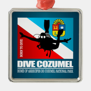 Div Cozumel DF2 Julgransprydnad Metall