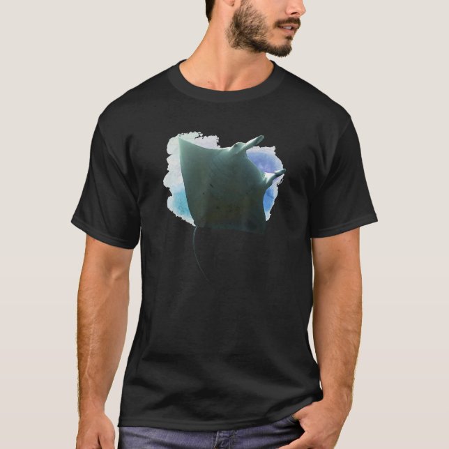 Div Manta Point Nusa Penida-dykare T Shirt (Framsida)