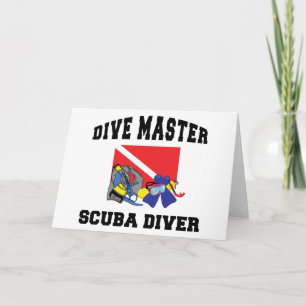 Div Master SCUBA Diver Kort