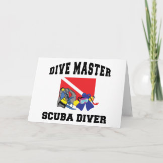 Div Master SCUBA Diver Kort
