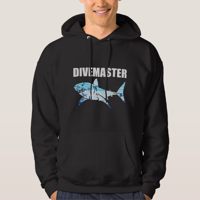 Div Master White Skin Diver Hoodie (Framsida)