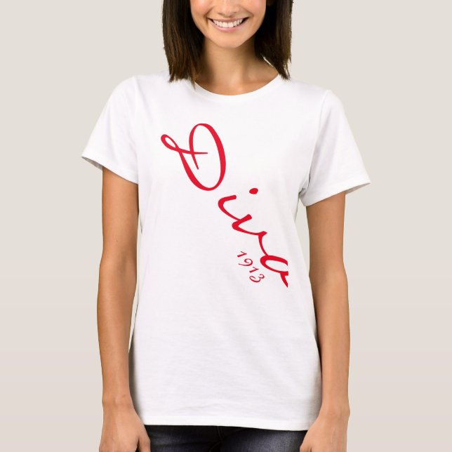 Diva 1913 t-shirt (Framsida)