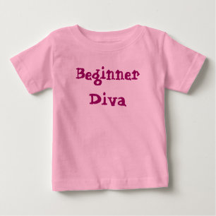 Diva Beginner Cute Sassy Girly Quote Tee