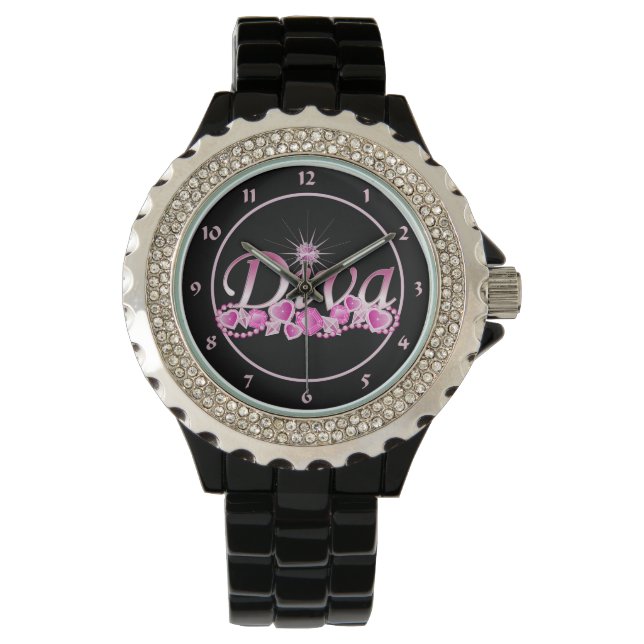 Diva Bling Armbandsur (Framsida)