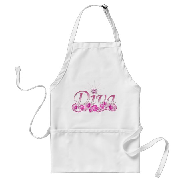 Diva Bling Förkläde (Framsidan)
