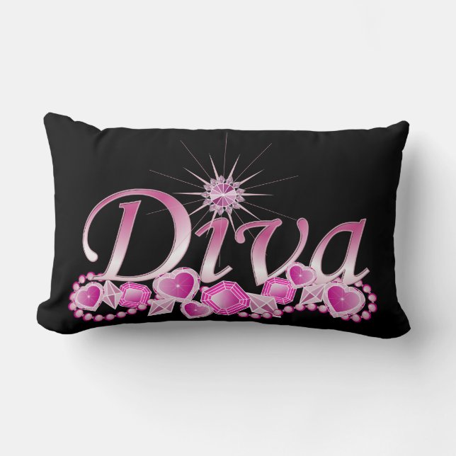 Diva Bling Lumbarkudde (Framsida)