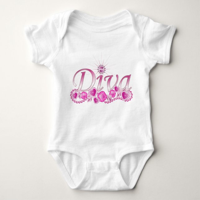 Diva Bling Tee (Framsida)