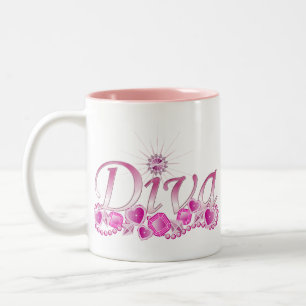 Diva Bling Två-Tonad Mugg