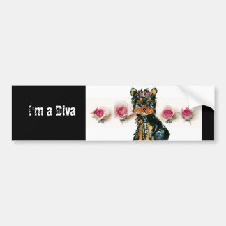 Diva Bumper Sticker Bildekal