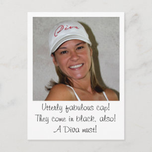 DIVA Caps på www.zazzle.com/LadyDenise   - Vykort
