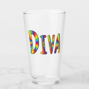 DIVA Colorful Fabulous Campy Glaskopp