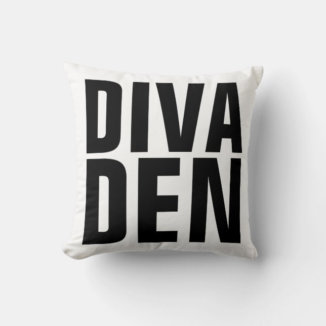 DIVA DEN PILLOW FOR WIFE ELLER MAMMA KUDDE (Framsida)