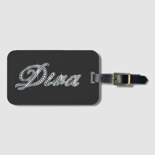 Diva "Diamond Bling" Bagagebricka