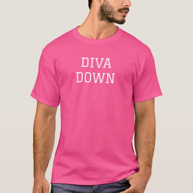 Diva Down T Shirt (Framsida)