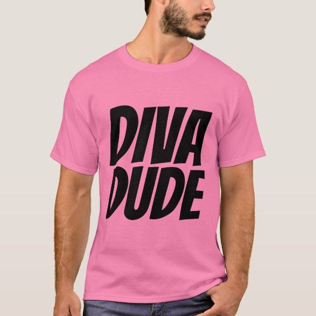 DIVA DUDE MANAR-SHIRTS T SHIRT (Framsida)