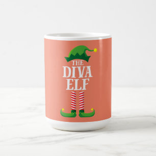 Diva Elf Matching Family Group jul Party Kaffemugg