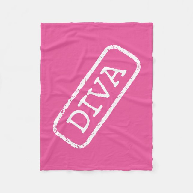 ’DIVA’ Fleece Blankets (Framsidan)