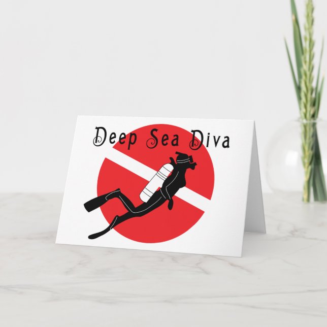 Diva för djupt hav kort (Framsida)