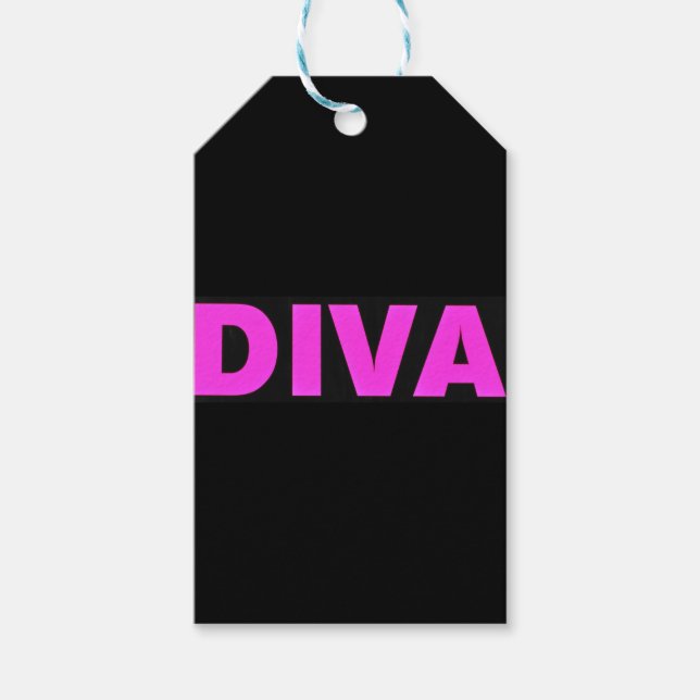 Diva Gift Märkre Presentetikett (Framsidan)