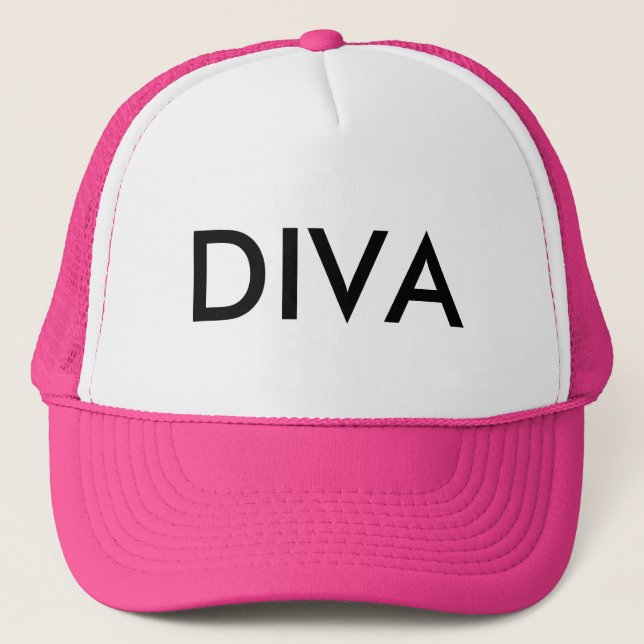 Diva! hatt som är till salu! truckerkeps (Framsida)