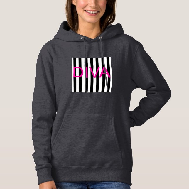 Diva hoodie sweatshirt t shirt (Framsida)