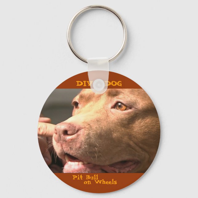 DIVA HUND Up Close & Personal Keychain Nyckelring (Framsida)