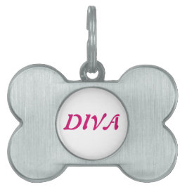 "DIVA" husdjurmärkre Namnbricka Husdjur