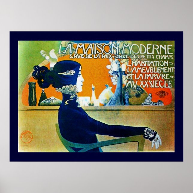DIVA I BLÅTT POSTER (Framsidan)