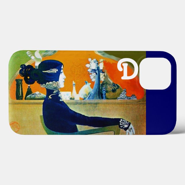 DIVA IN BLUE ,BEAUTY MODE MONOGRAM (Baksida (horisontell))