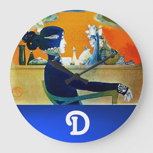 DIVA IN BLUE ,BEAUTY MODE MONOGRAM STOR KLOCKA (Framsida)